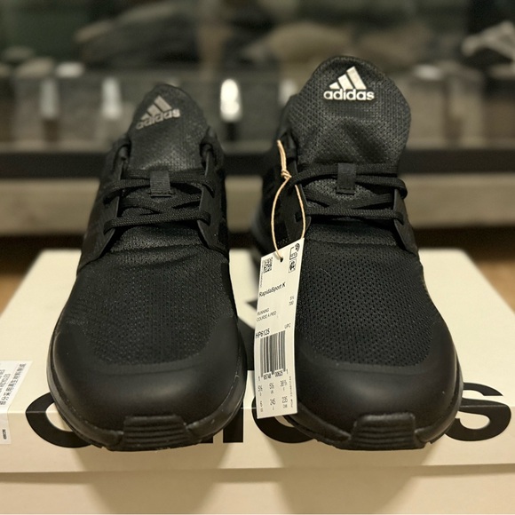 Adidas Men's Black Athletic Sneakers - Picture 2 of 3